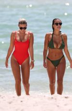 DEVIN BRUGMAN and NATASHA OAKLEY in Biknis on the Beach in Miami 07/19/2017