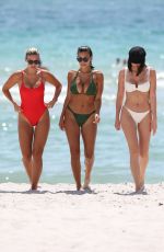 DEVIN BRUGMAN and NATASHA OAKLEY in Biknis on the Beach in Miami 07/19/2017