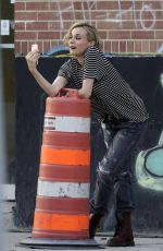 DIANE KRUGER on the Set of JT Leroy in Winnepeg 07/18/2017