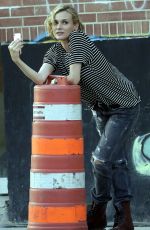 DIANE KRUGER on the Set of JT Leroy in Winnepeg 07/18/2017