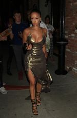 DRAYA MICHELE at Tao Restaurant in Hollywood 07/18/2017