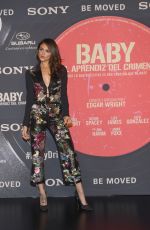 EIZA GONZALEZ at Baby Driver Premiere in Mexico City 07/26/2017