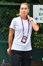 ELENA VESNINA at Wimbledon Championships in London 07/04/2017