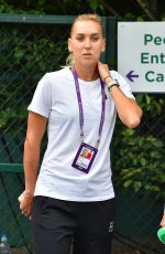 ELENA VESNINA at Wimbledon Championships in London 07/04/2017