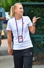 ELENA VESNINA at Wimbledon Championships in London 07/04/2017