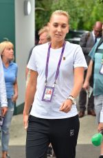 ELENA VESNINA at Wimbledon Championships in London 07/04/2017
