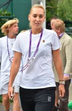 ELENA VESNINA at Wimbledon Championships in London 07/04/2017