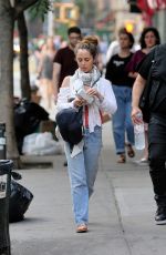 ELIUZA DUSHKU Out and About in New York 07/18/2017