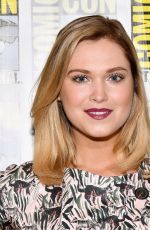 ELIZA TAYLOR at The 100 Press Line at Comic-con in San Diego 07/21/2017