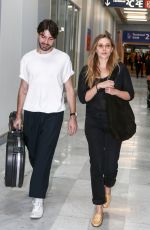 ELIZABETH OLSEN Arrives in Paris 07/02/2017