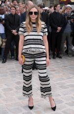 ELIZABETH OLSEN at Christian Dior Fashion Show in Paris 07/03/2017