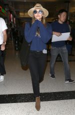 ELIZABETH OLSEN at Los Angeles International Airport 07/10/2017