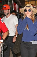 ELIZABETH OLSEN at Los Angeles International Airport 07/10/2017