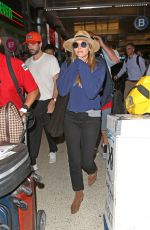 ELIZABETH OLSEN at Los Angeles International Airport 07/10/2017