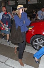 ELIZABETH OLSEN at Los Angeles International Airport 07/10/2017