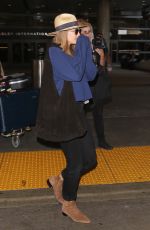 ELIZABETH OLSEN at Los Angeles International Airport 07/10/2017