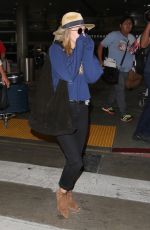 ELIZABETH OLSEN at Los Angeles International Airport 07/10/2017