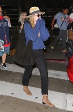 ELIZABETH OLSEN at Los Angeles International Airport 07/10/2017