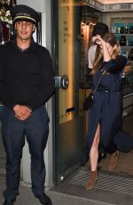 ELIZABETH OLSEN Out and About at Haute Couture Fashion Week in Paris 07/04/2017