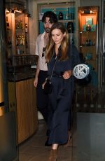 ELIZABETH OLSEN Out and About at Haute Couture Fashion Week in Paris 07/04/2017
