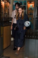 ELIZABETH OLSEN Out and About at Haute Couture Fashion Week in Paris 07/04/2017