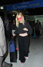 ELLE FANNING at Charles De Gaulle Airport in Paris 07/01/2017