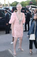 ELLE FANNING at Miu Miu Cruise Collection Show in Paris 07/02/2017