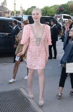 ELLE FANNING at Miu Miu Cruise Collection Show in Paris 07/02/2017