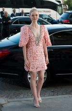 ELLE FANNING at Miu Miu Cruise Collection Show in Paris 07/02/2017