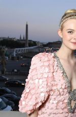 ELLE FANNING at Miu Miu Cruise Collection Show in Paris 07/02/2017