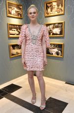 ELLE FANNING at Miu Miu Cruise Collection Show in Paris 07/02/2017