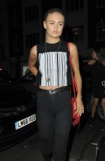 ELLE ROSE Arrives at Ours Restaurant in London 07/08/2017
