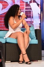 ELLE VARNER at SiriusXM Radio Interview at Essence Festival in New Orleans 07/01/207