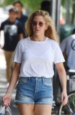 ELLIE GOULDING in Denim Shorts Shopping in New York 07/17/2017