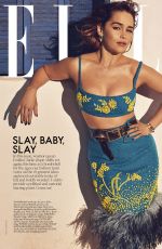 EMILIA CLARKE in Elle Magazine, August 2017