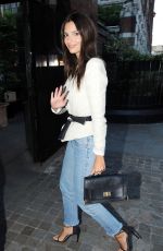 EMILY RATAJKOWSKI Arrives at Chiltern Firehouse in London 07/02/2017