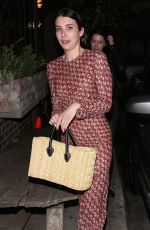 EMMA ROBERTS Out for Dinner in Los Angeles 07/13/2017