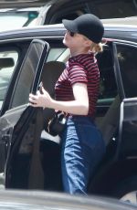 EMMA STONE Heading to a Meeting in Beverly Hills 06/30/2017