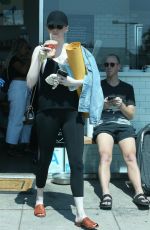 EMMA STONE Heading to Yoga Class in Los Angeles 06/30/2017