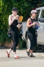 EMMA STONE Heading to Yoga Class in Los Angeles 06/30/2017