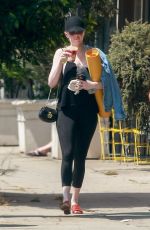 EMMA STONE Heading to Yoga Class in Los Angeles 06/30/2017