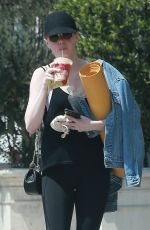 EMMA STONE Heading to Yoga Class in Los Angeles 06/30/2017