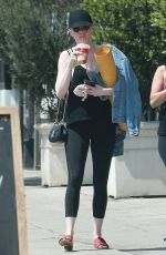 EMMA STONE Heading to Yoga Class in Los Angeles 06/30/2017