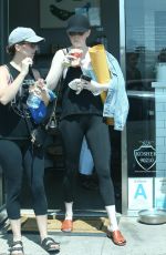 EMMA STONE Heading to Yoga Class in Los Angeles 06/30/2017