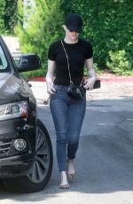 EMMA STONE Out in Los Angeles 07/11/2017
