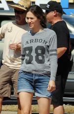 EMMY ROSSUM on the Set of Shameless in Pasadena 07/14/2017