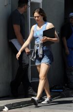 EMMY ROSSUM on the Shameless Set in Pasadena 07/14/2017