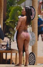 EVA LONGORIA in Bikini on the Beach in Marbella 07/16/2017