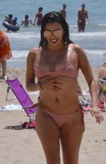 EVA LONGORIA in Bikini on the Beach in Marbella 07/16/2017