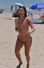 EVA LONGORIA in Bikini on the Beach in Marbella 07/16/2017
